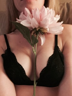 fxckmeharder:  I got a pretty flower today🌷