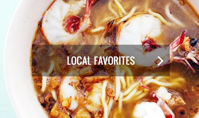 Local favorite dishes in Singapore