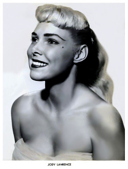 Jody Lawrence    aka. “The Farmer’s Daughter”.. Portrait promo photo dated from 1960..