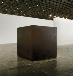 nyctaeus:  Tony Smith, ‘Die’, 1962 &lsquo;Die&rsquo; is six feet tall, deep and wide, constructed of steel and given up to a deep, almost rusted shade of black. Smith has taken the symbolic relationship between death and the measurement of six feet