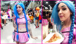 shadbase:  shadbase:  The Sexy cosplayer Feoranna has done a awesome cosplay of my recent “Diner Jinx” even the facial expression is the same!  Updated with a new better quality picture she recently uploaded, so you can see the outfit better, she