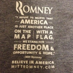 I still believe #romneyryan2012 #believe @youngcons #america #freedom #hope #opportunity #stand #in