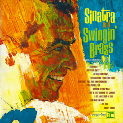 vinyl-artwork:  Frank Sinatra - Sinatra and Swingin’ Brass, 1962. 