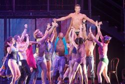 do-not-open-til-christmas:  howdoyoulikethemeggrolls:  I’m not avoiding you!!!!(It’s Broadway Bares weekend and I’m surrounded by naked, muscled men!)  Let it be a challenge to you. - Bel Kaufman