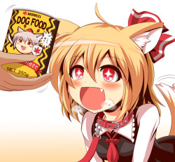 “M-made with r-real y-yukkuris?!?!? M-master I have been such a good girl! I am soooooo hungry too!”