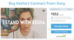 dreamingofdoctorwho:  There is a gofundme for Kesha– so it would be great if you guys could reblog this to get the word out if you can’t donate yourself. There’s a FAQ on the gofundme itself so go there and look before you ask me any questions.