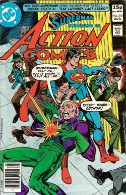 Action Comics No. 510 (DC Comics, 1980). Cover art by Andru and Giordano. From Oxfam in Nottingham.