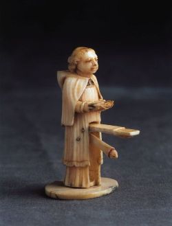 An amusing erotic ivory carving of a monk (1800 to 1900 England)