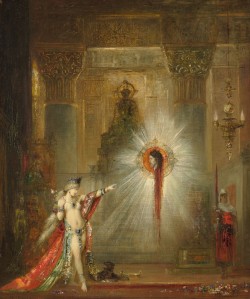 scribe4haxan:  The Apparition (1876-77) ~ Gustave Moreau[TLH 2nd Version]