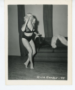 kdo:  Rita Grable by Irving Klaw 