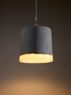 inspirekadri:  Netherlands-based industrial designer Renate Vos created a series of experimental pendant lamps using an unusual combination of concrete and silicone rubber. (via Concrete and Rubber Lamps by Renate Vos - Design Milk)