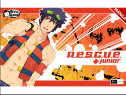 dlsite-girlside:  English Version: RESCUE   junior Circle: Black Monkey HALE has been yearning to join the city lifeguards for as long as he can remember. Now his dream of becoming one of them finally came true. Being the new recruit, he discovers an