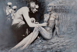 artagainstsociety:  The Second Celebration of the Four IX by HR Giger