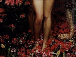 loumargi: The Woman, the Man and the Serpent (detail) Byam Shaw, 1911.