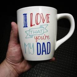 My new favorite mug&hellip;I&rsquo;m so lucky. Thank you, Kaylee-Michelle. I love that you&rsquo;re my daughter.
