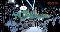 seaofcomics: “If I didn’t love this city so much I’d hate it.” (Red Hood and the Outlaws #19).  Jason and Artemis on their first date. 