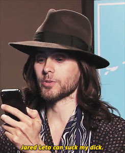i-am-letosexual:  but what if that guys was seriously fangirling? not only fangirls are dreaming about him we have a lot of fanboys that dreaming about Jared too!  