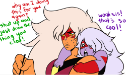 molded-from-clay:  immabatdarnit:i know its a bit late…but..HAPPY SPOOPY DAY~wwuuuuuuuu~ i just want to see jasper smile ok?just let me be with my dreams!