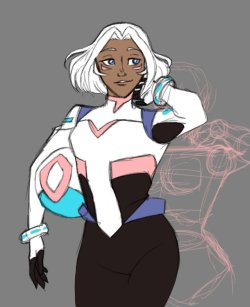 newspaper-skies:I’ve been thinking a lot about Allura with different hairstyles since season 3 dropped