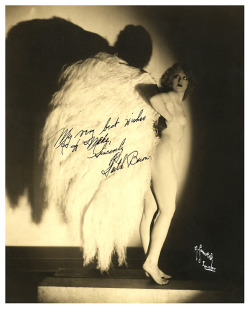 Faith Bacon Vintage 30’s-era promotional photo personalized: “My very best wishes to Mike,  Sincerely — Faith Bacon”.. Image source:   the John Province collection..
