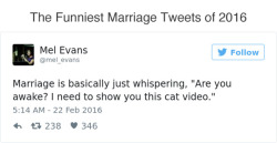 wwinterweb: Funny Marriage Tweets (see 15 more)