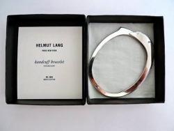 asuddensway:Helmut Lang “Handcuff” bracelet (version)