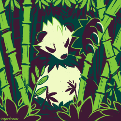 crayonchewer:  POKEDDEXY Day 2: Dark -  Pangoro I LOVE PANDAS!!! And Pangoro holds a very special place in my heart ever since that one time I almost accidentally predicted it. 