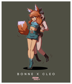 43210 @findeco‘s OC’s ! Bonne and Cleo !  