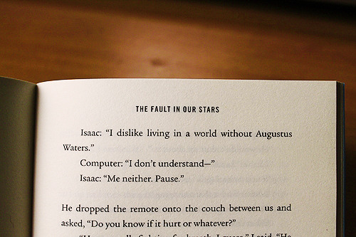 Fault in our stars augustus waters