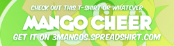 3mangos:  » Buy Here «  Get a load of this fruity cutie shirt thing! Buy it! Wear it! Feel Mango motivating you throughout the day!  Gooood morning