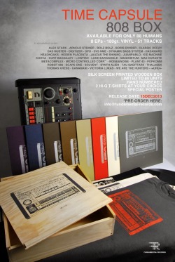syn-fi:  808 love The wooden box contains 8 EPs in 180gr. vinyl http://fundamental-records.blogspot.com.es