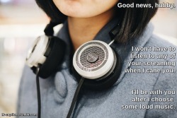 flr-captions: Good news, hubby. I won’t have to listen… Caption Credit: Uxorious Husband Image Credit: https://www.pexels.com/photo/adult-blur-close-up-contemporary-286461/ 
