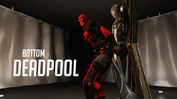 mmoboys:  Bottom Deadpool (GD) Deadpool abuses a shackled Spider-Man, anally orgasms to Dante’s fist and gives Genji a foot massage :o 