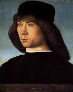 somanyhumanbeings:  Giovanni Bellini, Portrait de Jeune Homme (c. 1500)