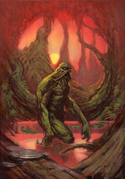 extraordinarycomics:  Swamp Thing by Lucas Troya.