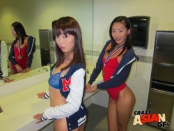 chinkslutty-judy:  inferiorchink:  yellow-fever-redux:  Marica Hase &amp; Alina Li  White God fucking chink and jap  That’s a great job