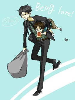 heichou-s-deactivated20140509:  rivaille as a father. 