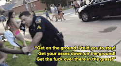 mynoregon:  micdotcom:  Disturbing pool video exposes the reality of how police treat black people in America Galling video footage has captured a police officer in McKinney, Texas, rounding up a group of black teenagers, using excessive force on them