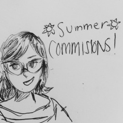 vermilionbuttons:  vermilionbuttons:  ✨breaking news✨ I’m taking commissions! I have lots of 8x5 paper (or around that) left over from classes and I wanted to do some more cool drawings! Each one only บ and we can negotiate the parameters of that.