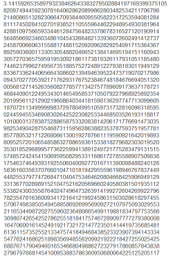 thefrogman:  Pi is infinite an irrational. At some point everything in the universe is numerically represented. Including a banana holding me holding a banana.  Happy Pi day. 