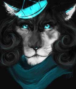 My first time painting a lion for the Huion Mascot Redraw contestpatreon.com/krovav | commissions: krovav.art@gmail.com