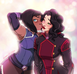 gunkiss:  KORRASAMI!!!!!!!!! Quick long overdue sketch. This one’s more on the series style and a tad mine now. SO MUCH STUFF TO DO UGH. Got it off my system, for now at least. My friend Sue suggested this =) 