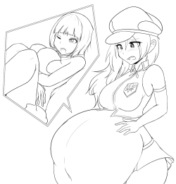 Patreon SketchFor this month&rsquo;s sketch, Black Vivio requested Â Alisa Illinichina  Amiella and Sakuya Tachibana from God Eater. Alisa as the pred and  Sakuya as the prey.