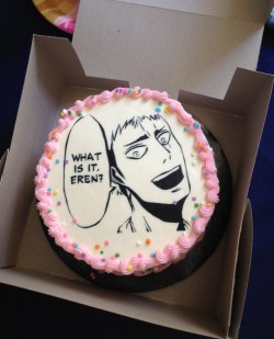 makochantachibanana:  shingeki-no-butthole:  I think it’s high time I showed you all my birthday cake  a birthday wish for all the titans to be destroyed and for heichou to grow taller 