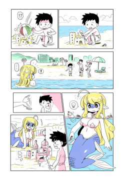 shepherd0821:  Modern MoGal # 19~20 - sand castle    ／／／／／／／／／／ Supporting me for more comics! ▲ https://www.patreon.com/shepherd0821 You can buy my past reward and comics on Gumroad:▲ https://gumroad.com/shepherd0821#  aww ; u;