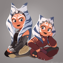 airinn:  star wars (specifically ahsoka) drawings i’ve been hoarding for the last few months lmao 