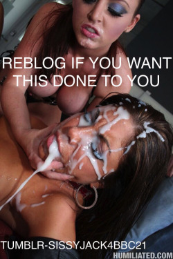 pussiboi16:  trainingforsissies:  You need to be trained Sissy  Please  Please blow your loads all over my face, paint me white&hellip;