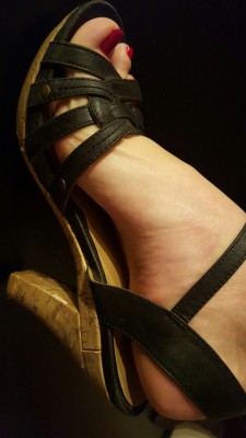mytalentedtoes:  Close-up in heels by request ¼ 
