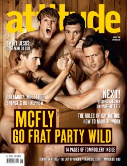 bromogeekmusings:  British band McFly - Attitude photoshoot   What I&rsquo;ll never look like&hellip;