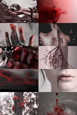 skcgsra:  blood witch + divination aesthetic (requested) more here // request here 